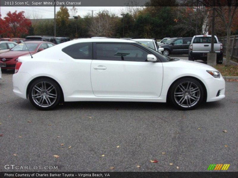 Super White / Dark Charcoal 2013 Scion tC