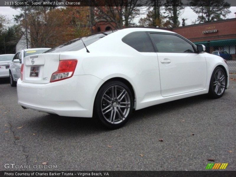 Super White / Dark Charcoal 2013 Scion tC