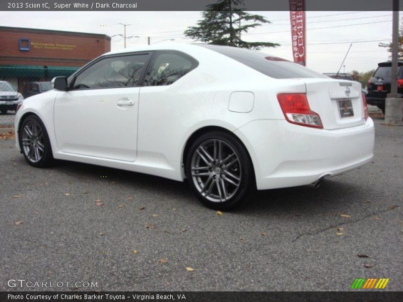 Super White / Dark Charcoal 2013 Scion tC