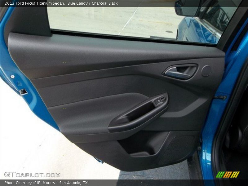 Blue Candy / Charcoal Black 2013 Ford Focus Titanium Sedan