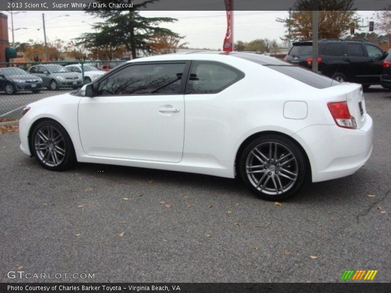 Super White / Dark Charcoal 2013 Scion tC