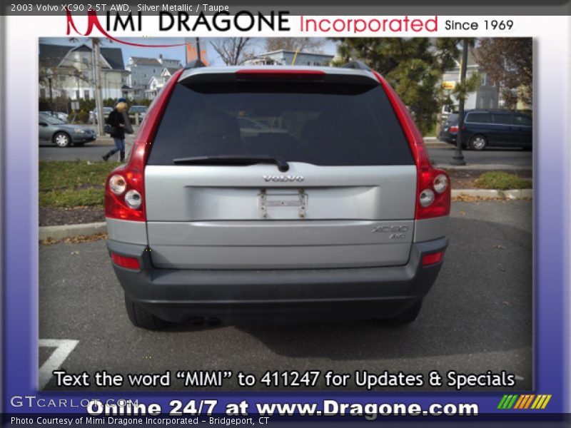 Silver Metallic / Taupe 2003 Volvo XC90 2.5T AWD