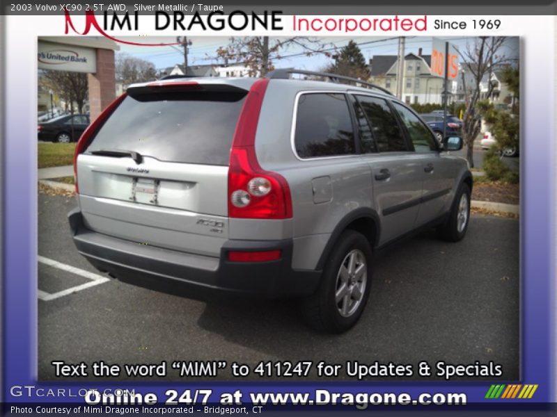 Silver Metallic / Taupe 2003 Volvo XC90 2.5T AWD