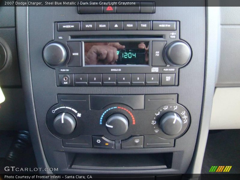 Steel Blue Metallic / Dark Slate Gray/Light Graystone 2007 Dodge Charger