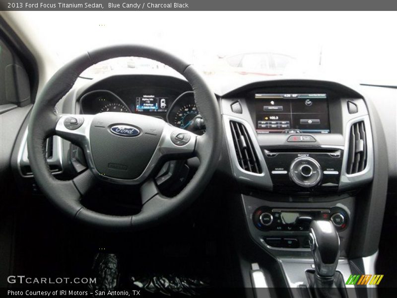 Dashboard of 2013 Focus Titanium Sedan