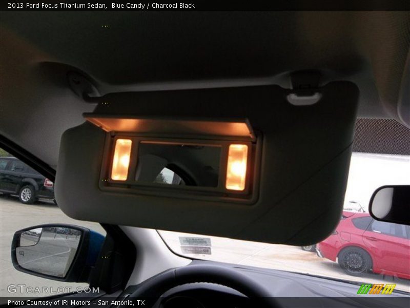 Blue Candy / Charcoal Black 2013 Ford Focus Titanium Sedan