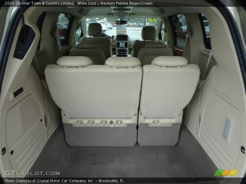 White Gold / Medium Pebble Beige/Cream 2010 Chrysler Town & Country Limited