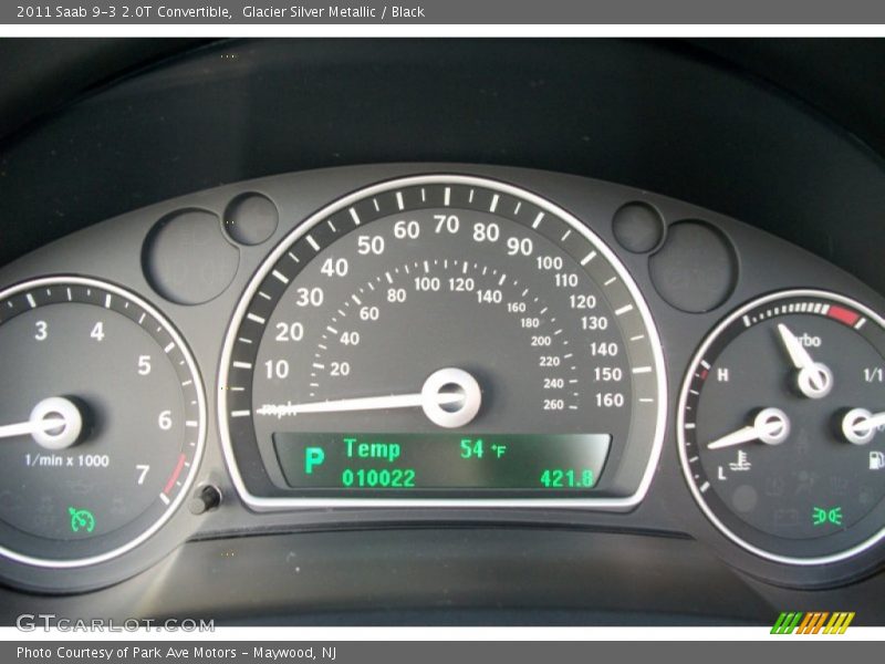  2011 9-3 2.0T Convertible 2.0T Convertible Gauges