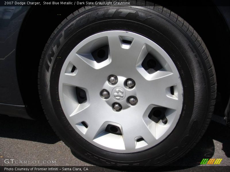 Steel Blue Metallic / Dark Slate Gray/Light Graystone 2007 Dodge Charger