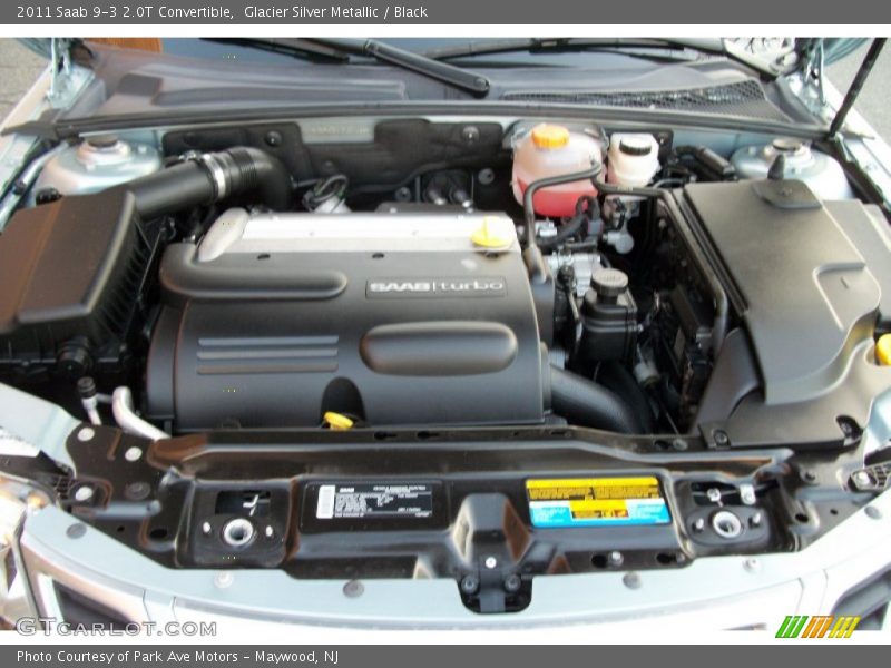  2011 9-3 2.0T Convertible Engine - 2.0 Liter Turbocharged DOHC 16-Valve 4 Cylinder