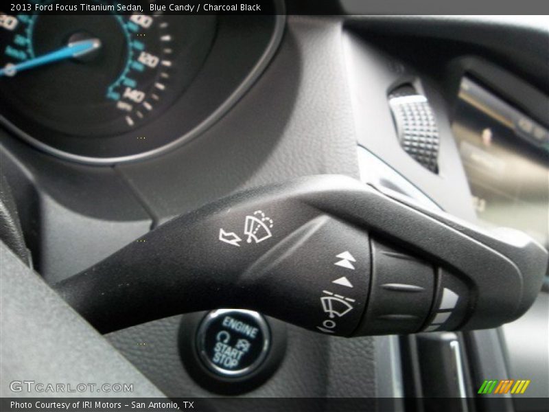 Controls of 2013 Focus Titanium Sedan