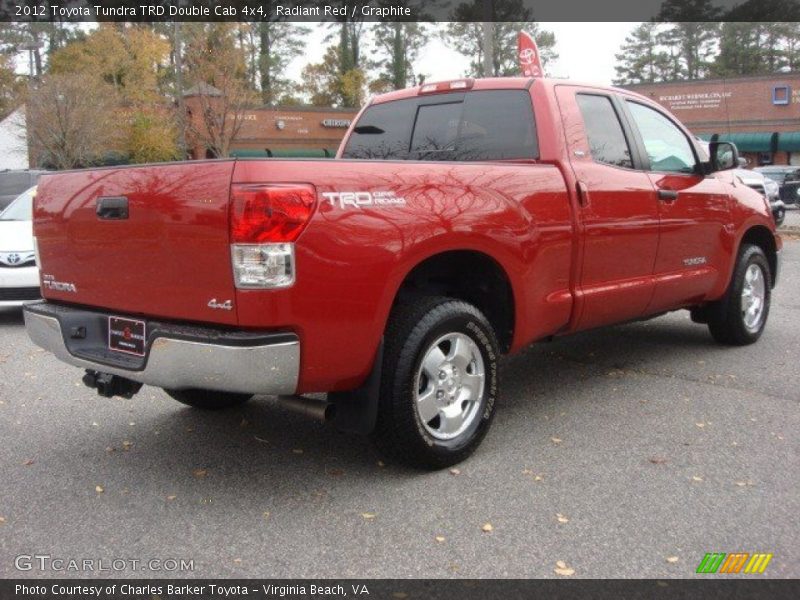 Radiant Red / Graphite 2012 Toyota Tundra TRD Double Cab 4x4
