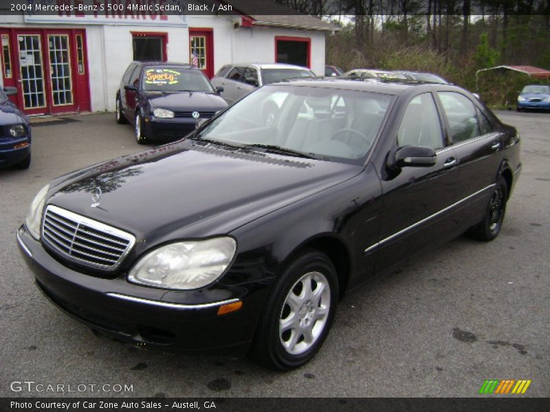 Black / Ash 2004 Mercedes-Benz S 500 4Matic Sedan
