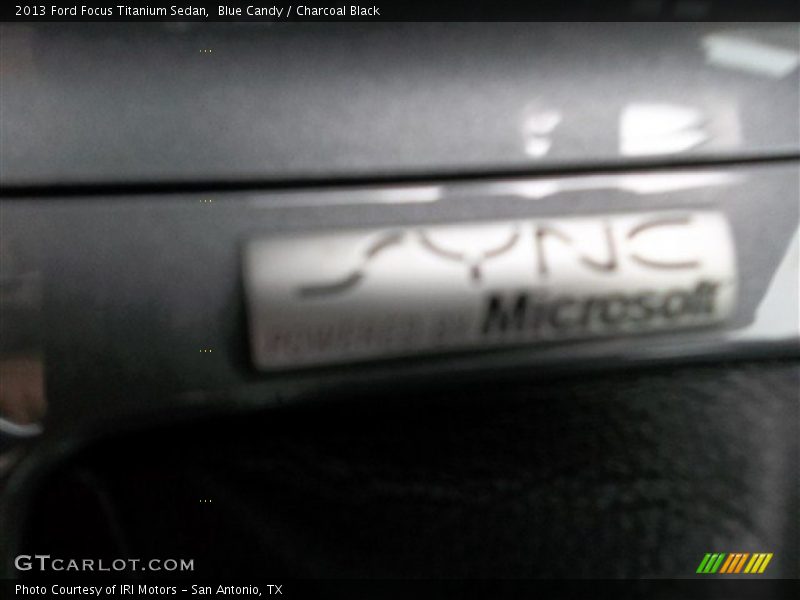 Blue Candy / Charcoal Black 2013 Ford Focus Titanium Sedan