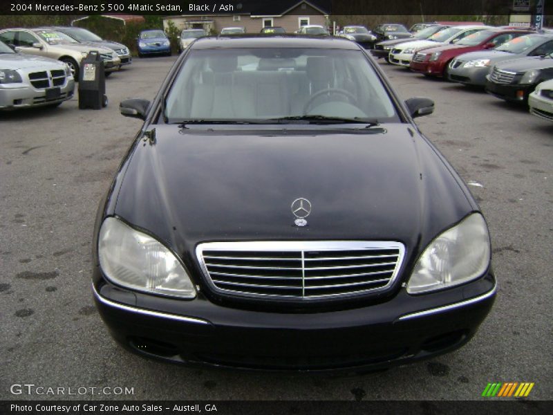 Black / Ash 2004 Mercedes-Benz S 500 4Matic Sedan
