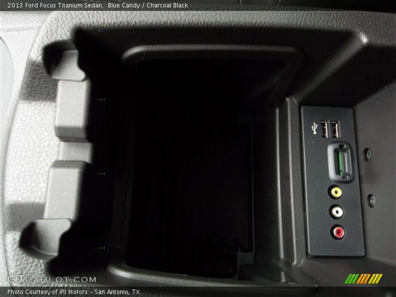 Blue Candy / Charcoal Black 2013 Ford Focus Titanium Sedan