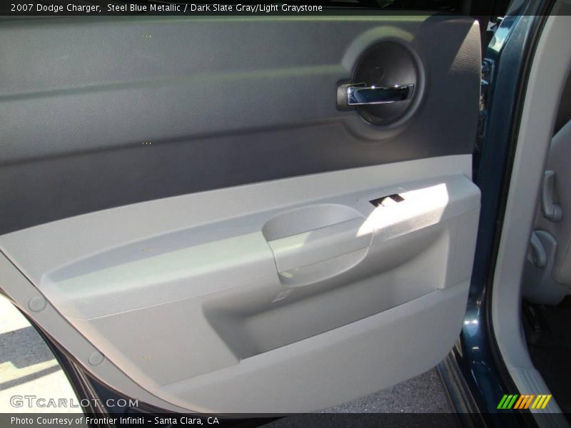 Steel Blue Metallic / Dark Slate Gray/Light Graystone 2007 Dodge Charger