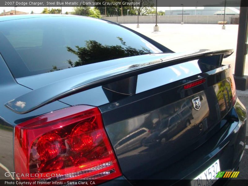 Steel Blue Metallic / Dark Slate Gray/Light Graystone 2007 Dodge Charger