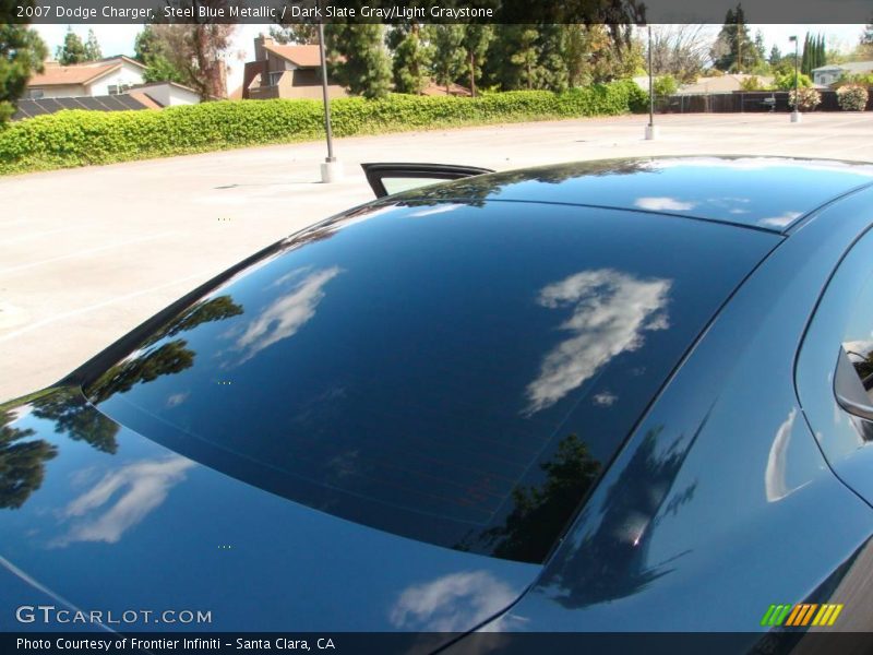 Steel Blue Metallic / Dark Slate Gray/Light Graystone 2007 Dodge Charger