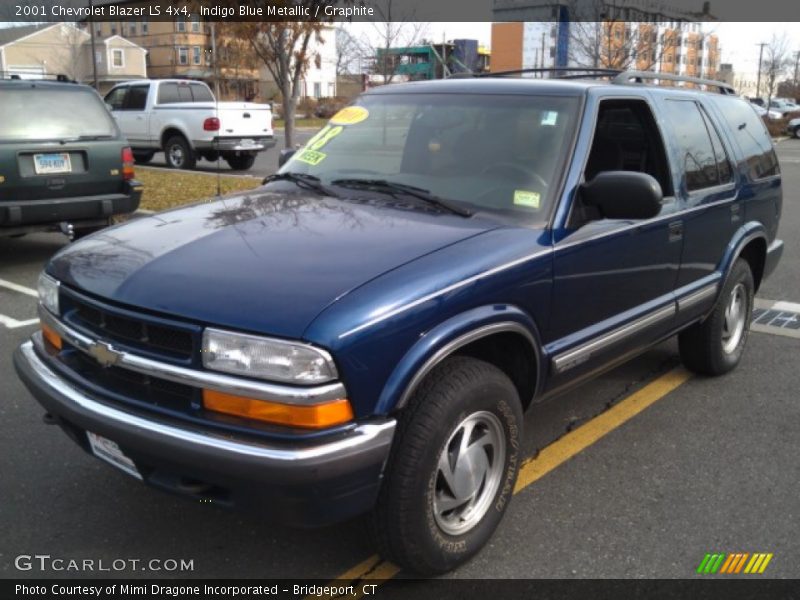 Indigo Blue Metallic / Graphite 2001 Chevrolet Blazer LS 4x4