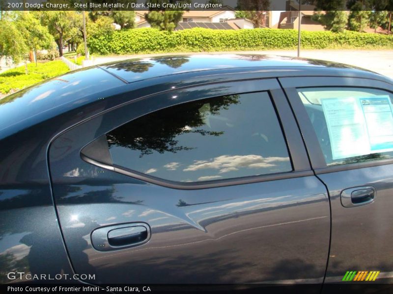 Steel Blue Metallic / Dark Slate Gray/Light Graystone 2007 Dodge Charger