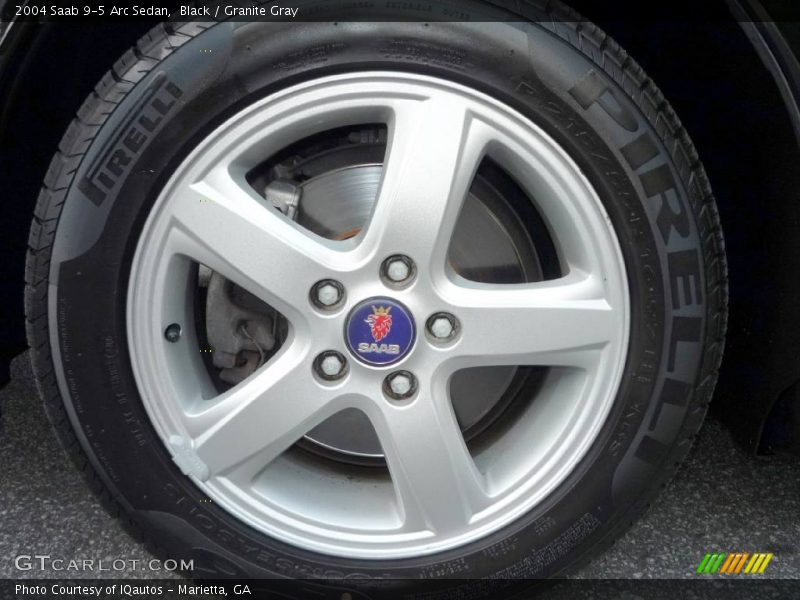 Black / Granite Gray 2004 Saab 9-5 Arc Sedan