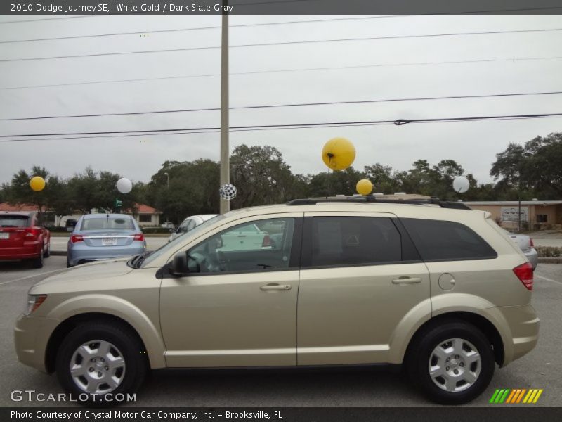 White Gold / Dark Slate Gray 2010 Dodge Journey SE