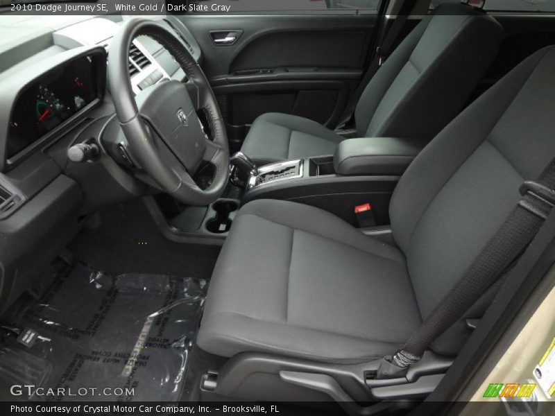 White Gold / Dark Slate Gray 2010 Dodge Journey SE
