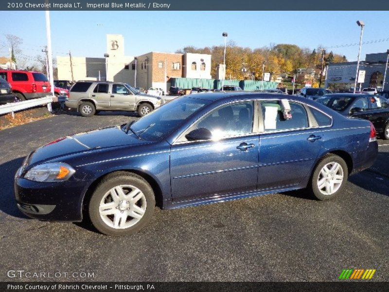 Imperial Blue Metallic / Ebony 2010 Chevrolet Impala LT