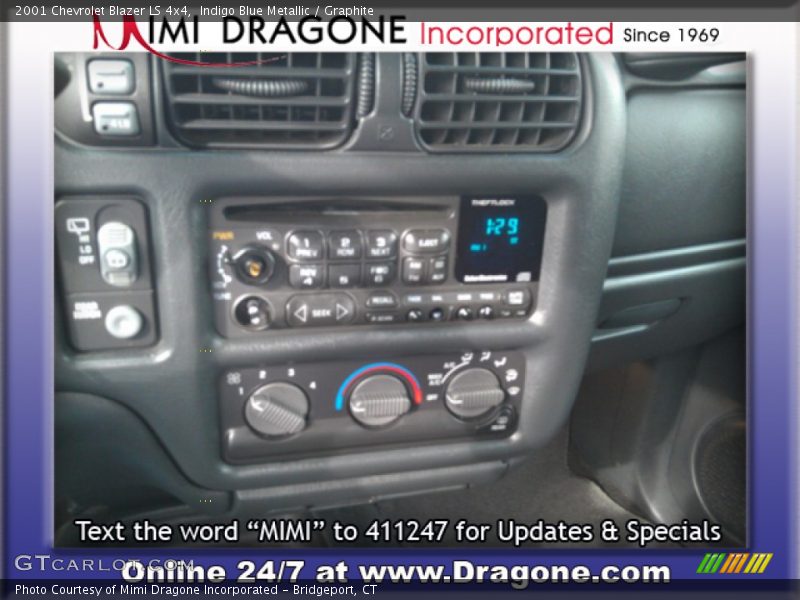 Indigo Blue Metallic / Graphite 2001 Chevrolet Blazer LS 4x4