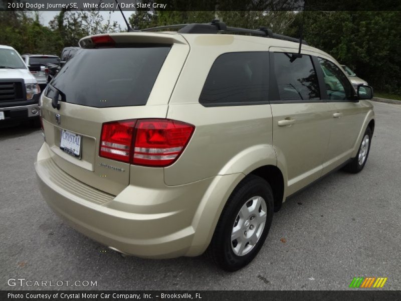 White Gold / Dark Slate Gray 2010 Dodge Journey SE