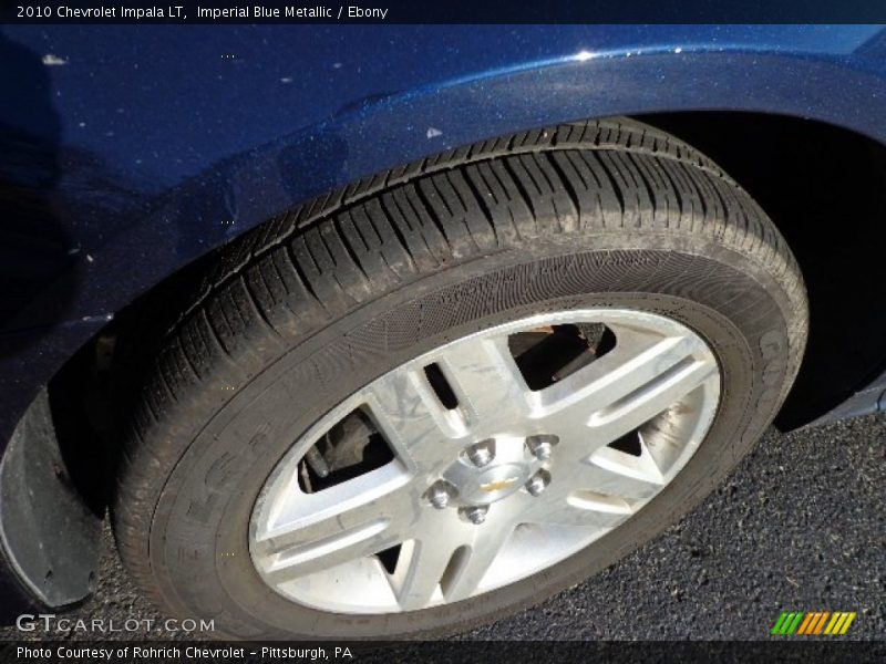 Imperial Blue Metallic / Ebony 2010 Chevrolet Impala LT