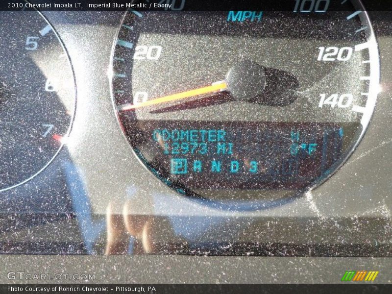 Imperial Blue Metallic / Ebony 2010 Chevrolet Impala LT