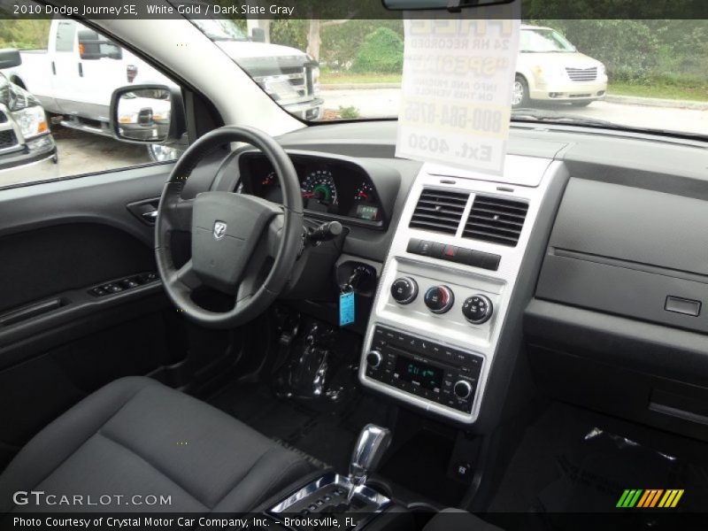 White Gold / Dark Slate Gray 2010 Dodge Journey SE