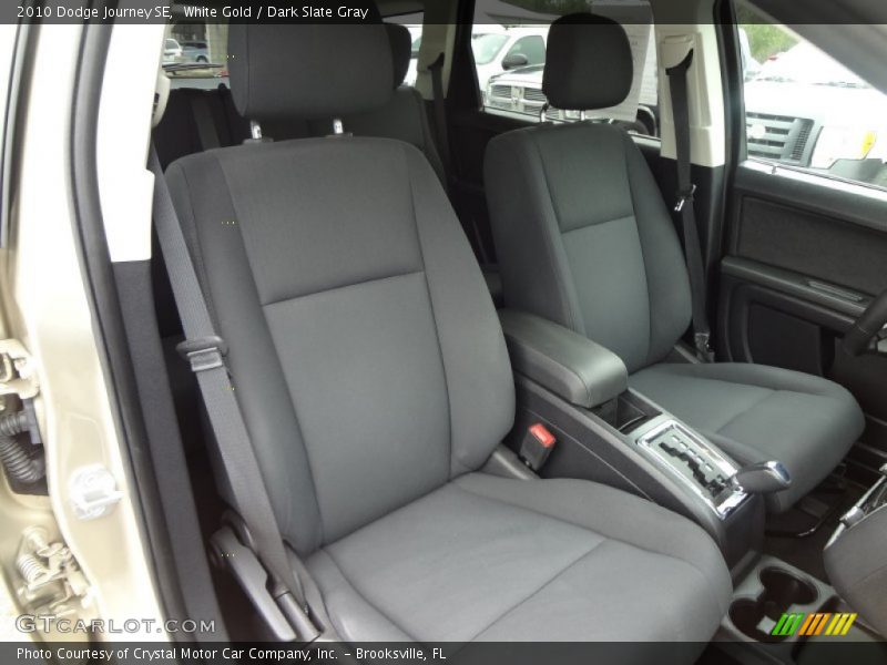 White Gold / Dark Slate Gray 2010 Dodge Journey SE