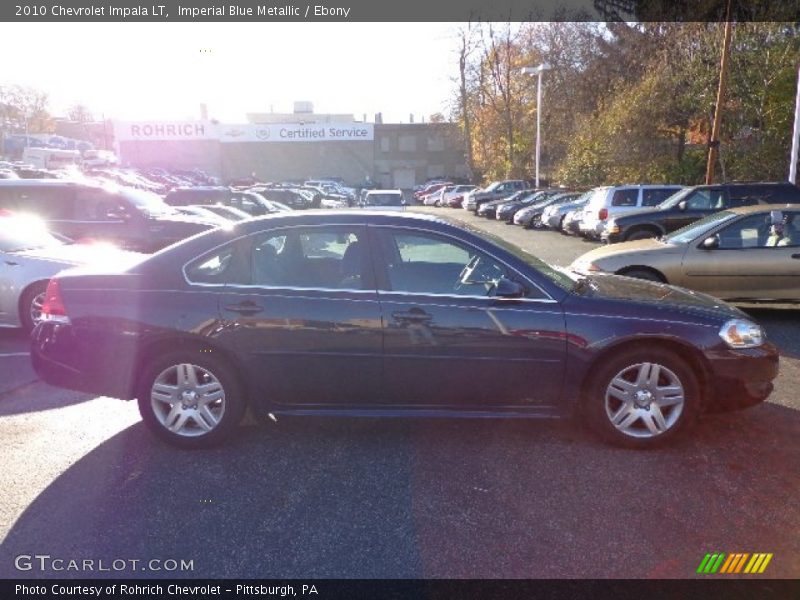 Imperial Blue Metallic / Ebony 2010 Chevrolet Impala LT