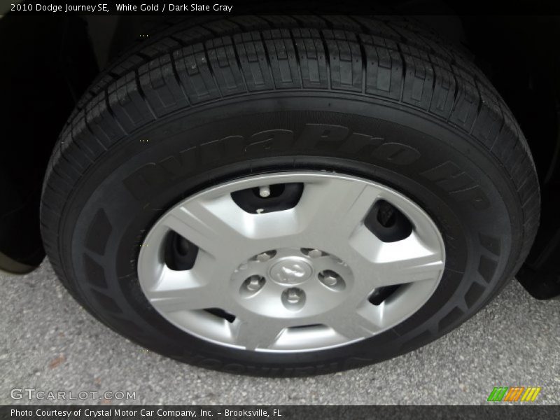 White Gold / Dark Slate Gray 2010 Dodge Journey SE