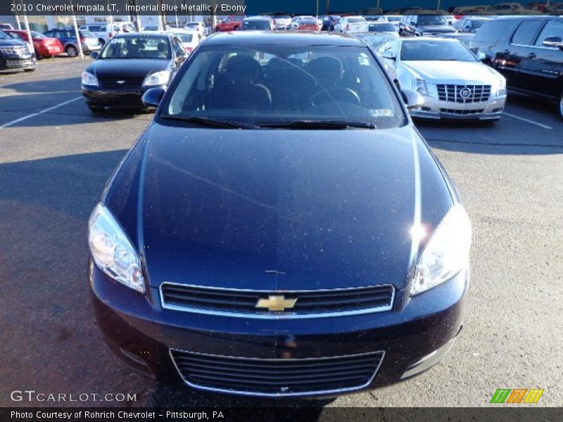 Imperial Blue Metallic / Ebony 2010 Chevrolet Impala LT