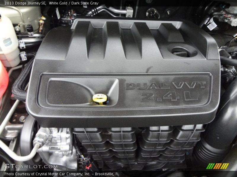 White Gold / Dark Slate Gray 2010 Dodge Journey SE