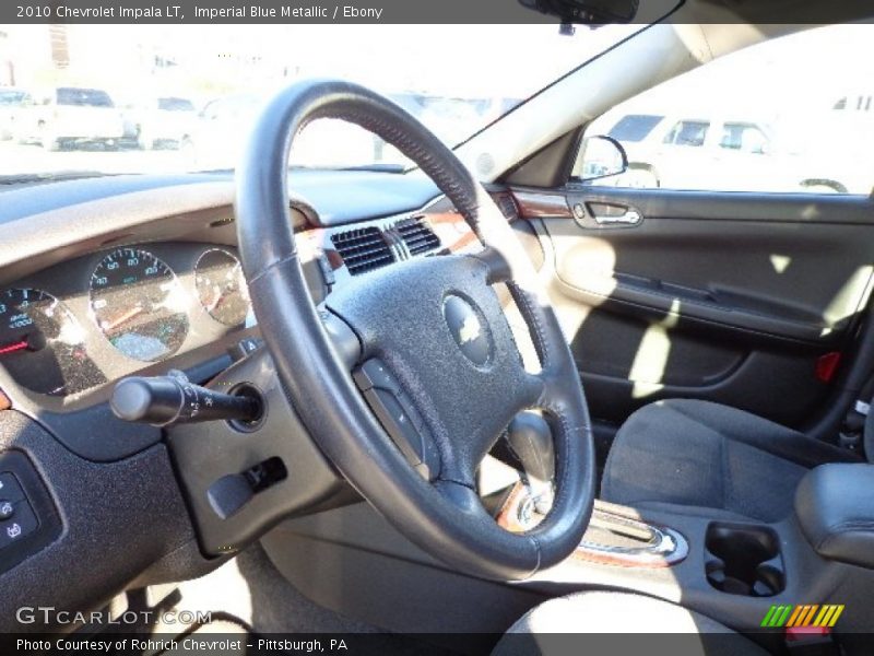 Imperial Blue Metallic / Ebony 2010 Chevrolet Impala LT