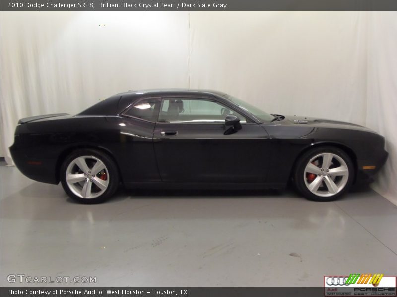 Brilliant Black Crystal Pearl / Dark Slate Gray 2010 Dodge Challenger SRT8