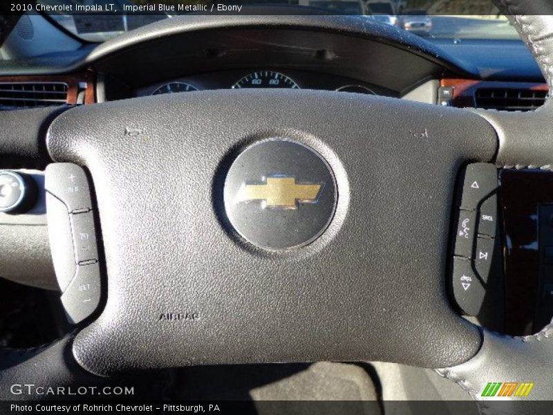 Imperial Blue Metallic / Ebony 2010 Chevrolet Impala LT
