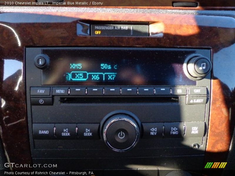 Imperial Blue Metallic / Ebony 2010 Chevrolet Impala LT