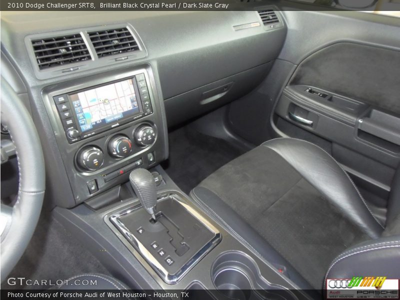 Brilliant Black Crystal Pearl / Dark Slate Gray 2010 Dodge Challenger SRT8