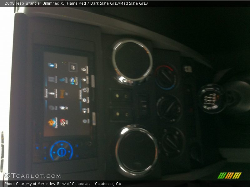 Flame Red / Dark Slate Gray/Med Slate Gray 2008 Jeep Wrangler Unlimited X
