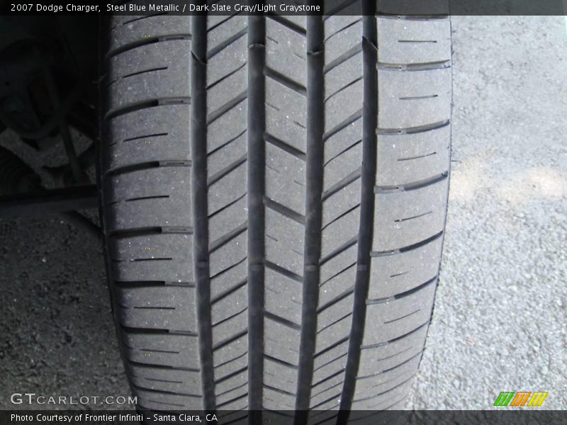 Steel Blue Metallic / Dark Slate Gray/Light Graystone 2007 Dodge Charger