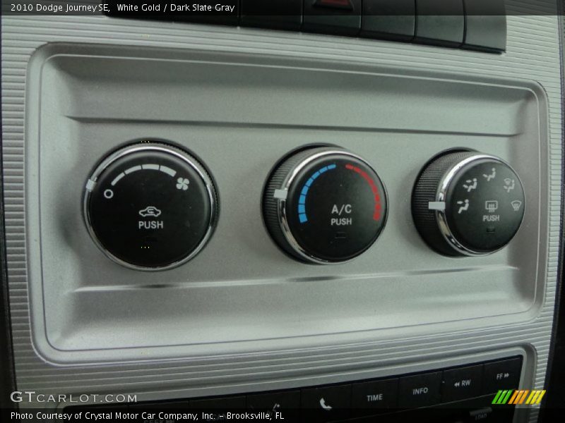 White Gold / Dark Slate Gray 2010 Dodge Journey SE