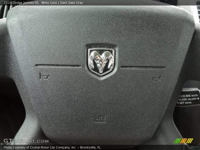 White Gold / Dark Slate Gray 2010 Dodge Journey SE