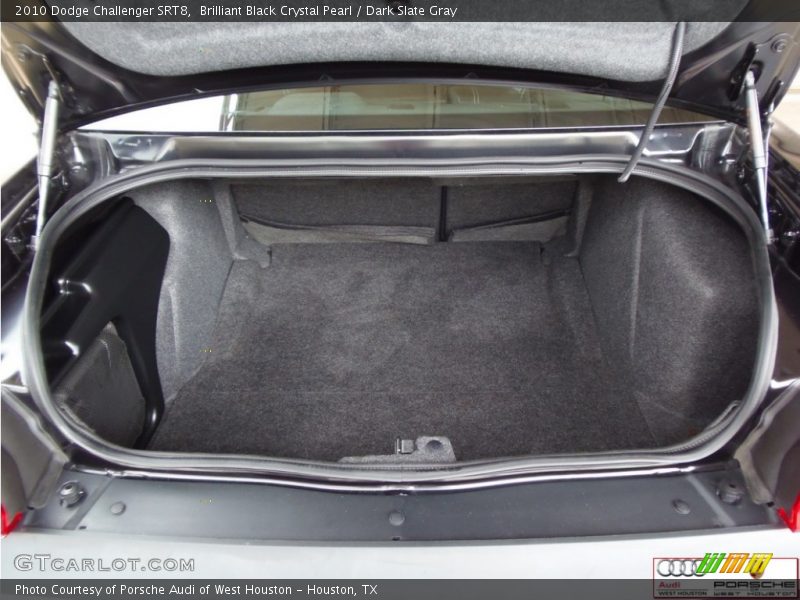 Brilliant Black Crystal Pearl / Dark Slate Gray 2010 Dodge Challenger SRT8