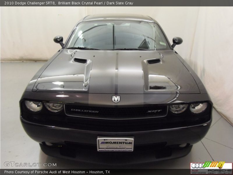 Brilliant Black Crystal Pearl / Dark Slate Gray 2010 Dodge Challenger SRT8